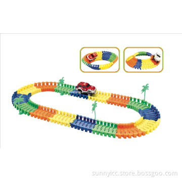 Electric Rail Car with Light and Sound